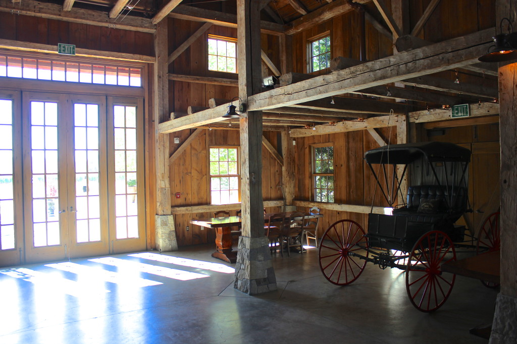 Gleason Barn -- interior, Nickel & Nickel | Wander & Wine
