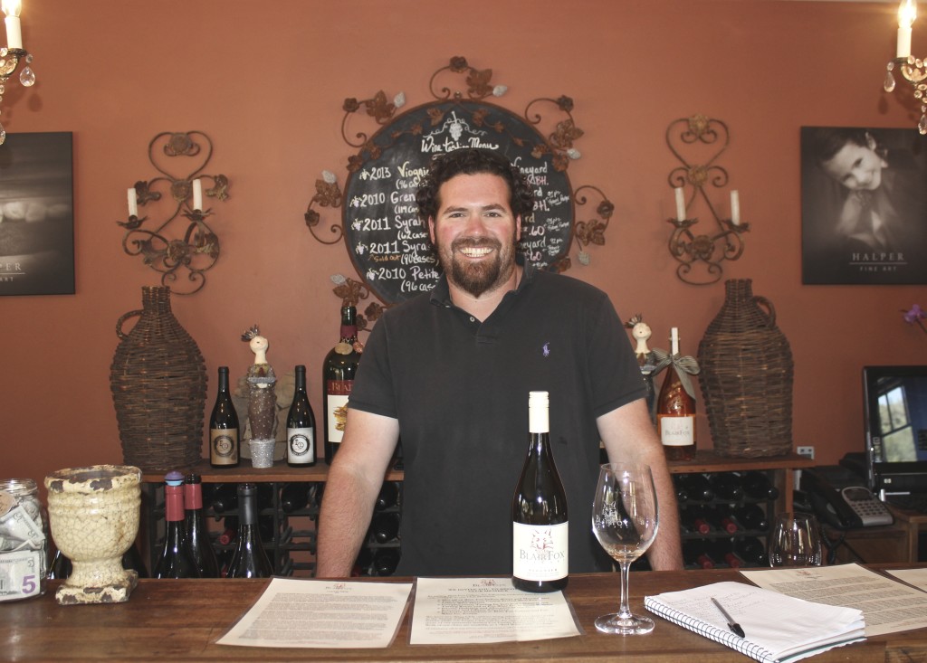 Blair Fox at his tasting room in Los Olivos | Wander & Wine