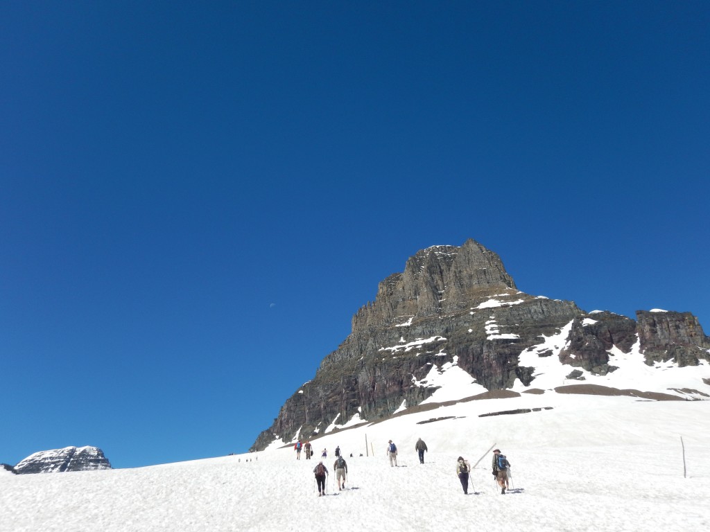 Montana hiking snow